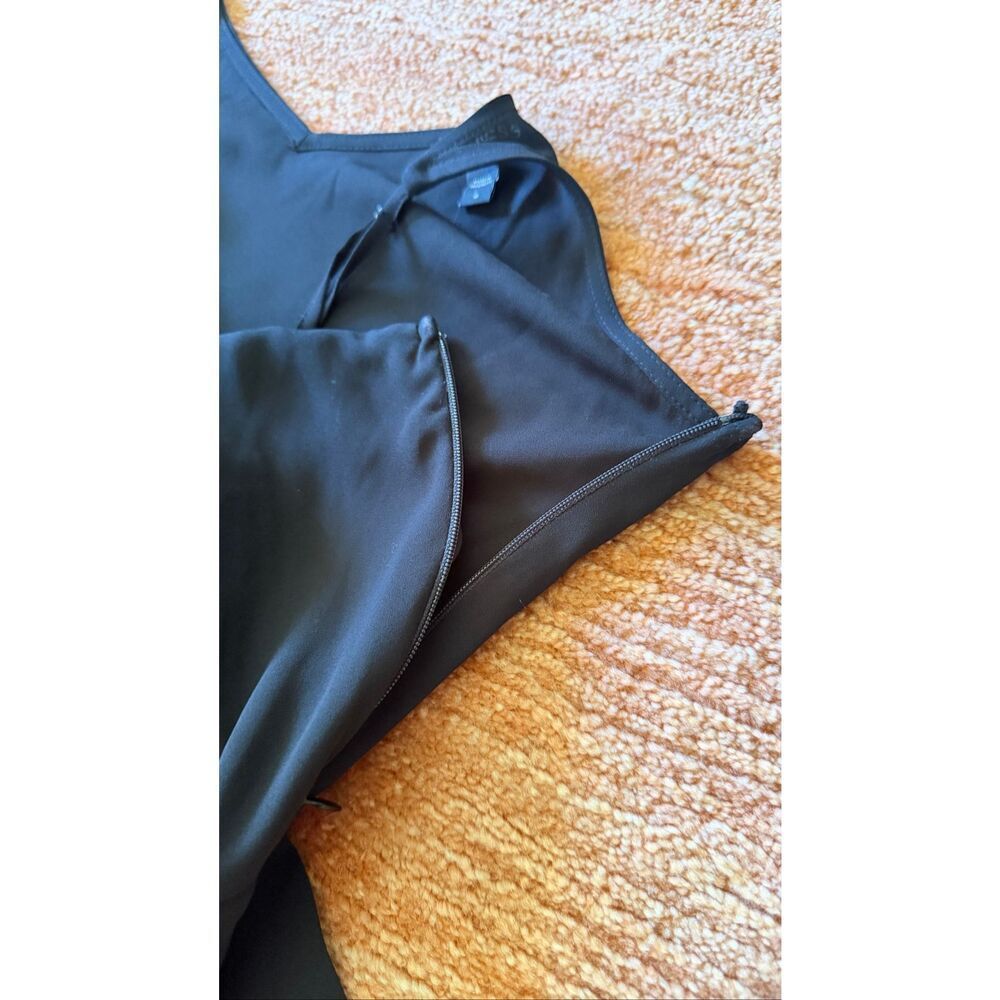Express Black Wrap Romper Skort Adjustable Straps Size 6 - Picture 8 of 13